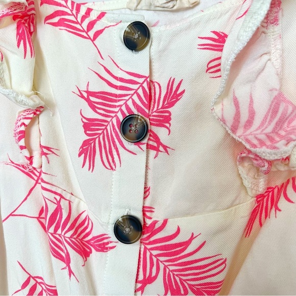 Jessica Simpson Girls Ruffle Sleeve Top Size M - Picture 3 of 7